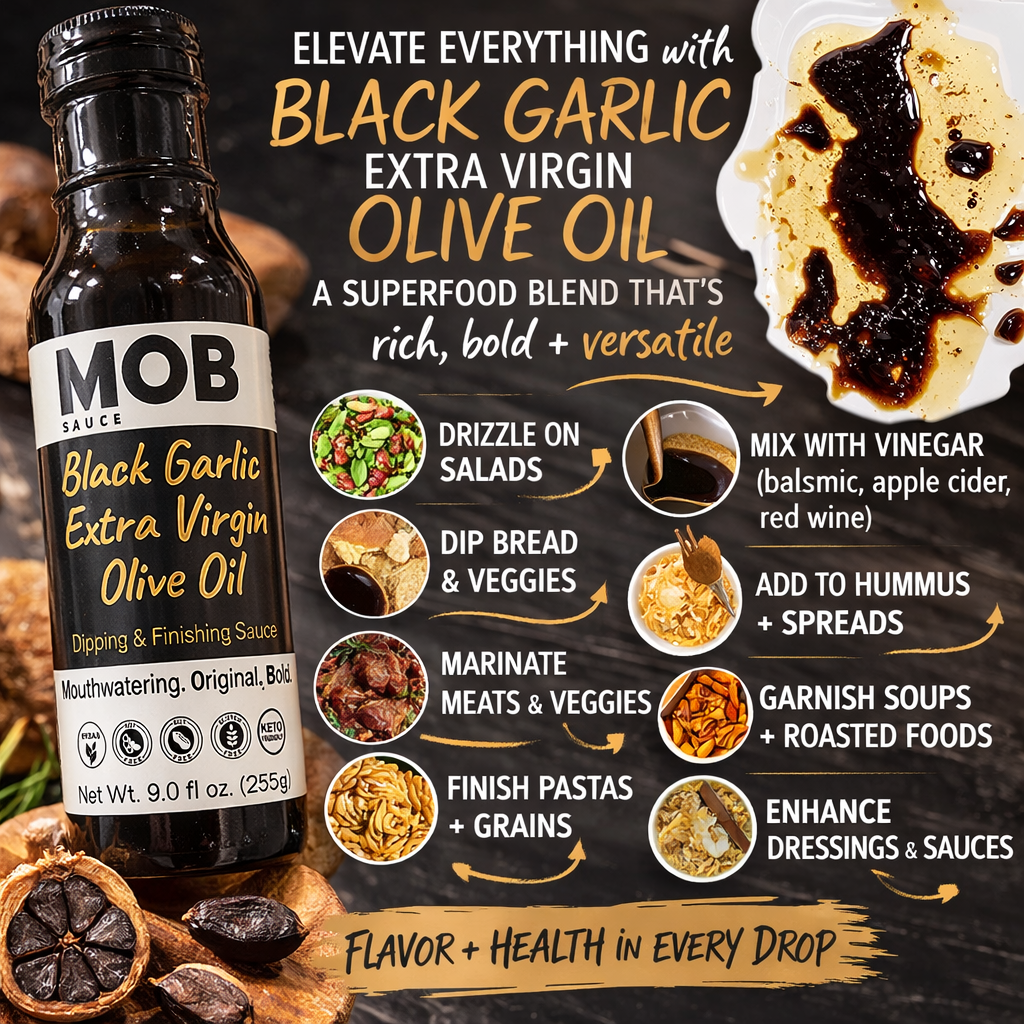 Black Garlic Extra Virgin Olive Oil