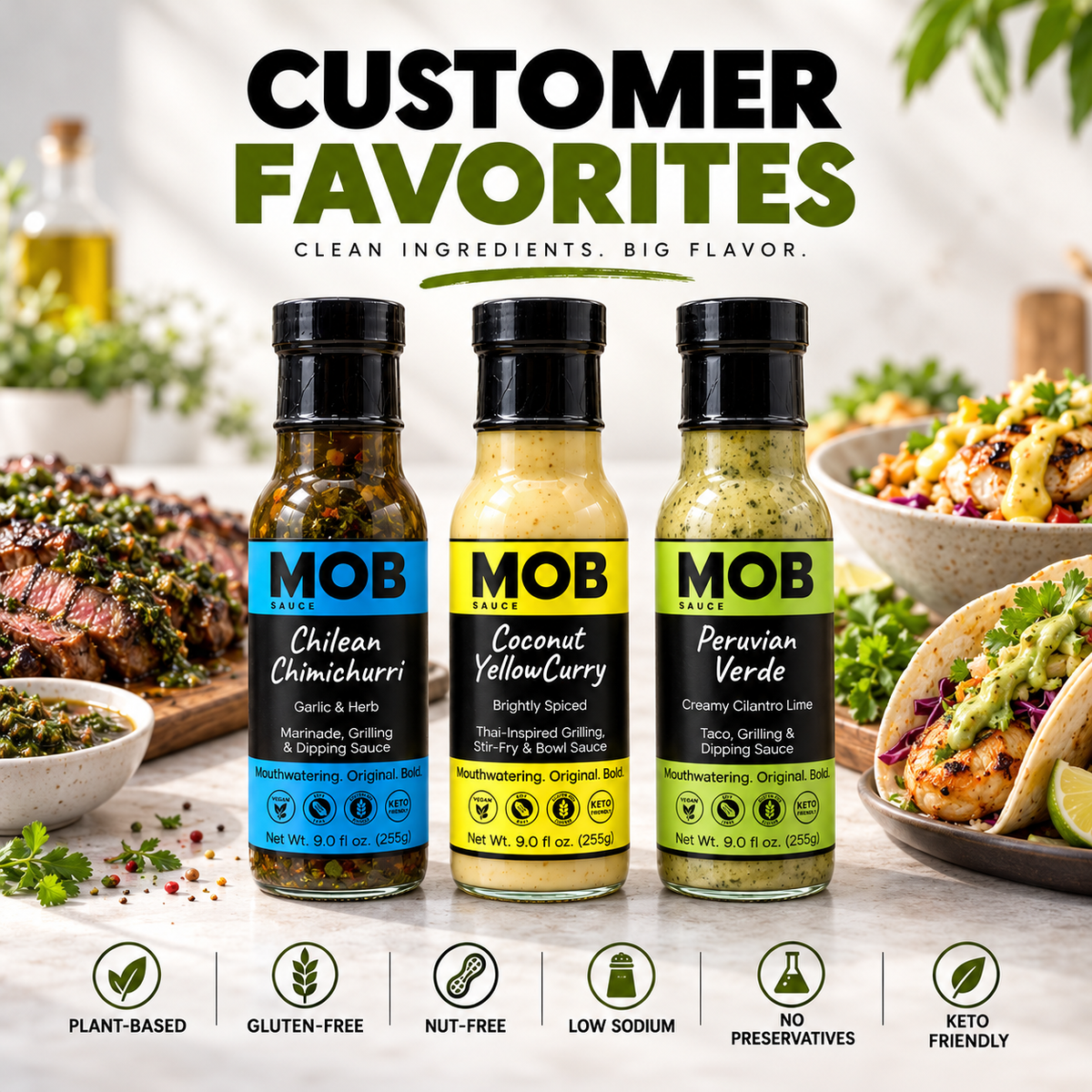 MOB Top Rated Sauce Bundle