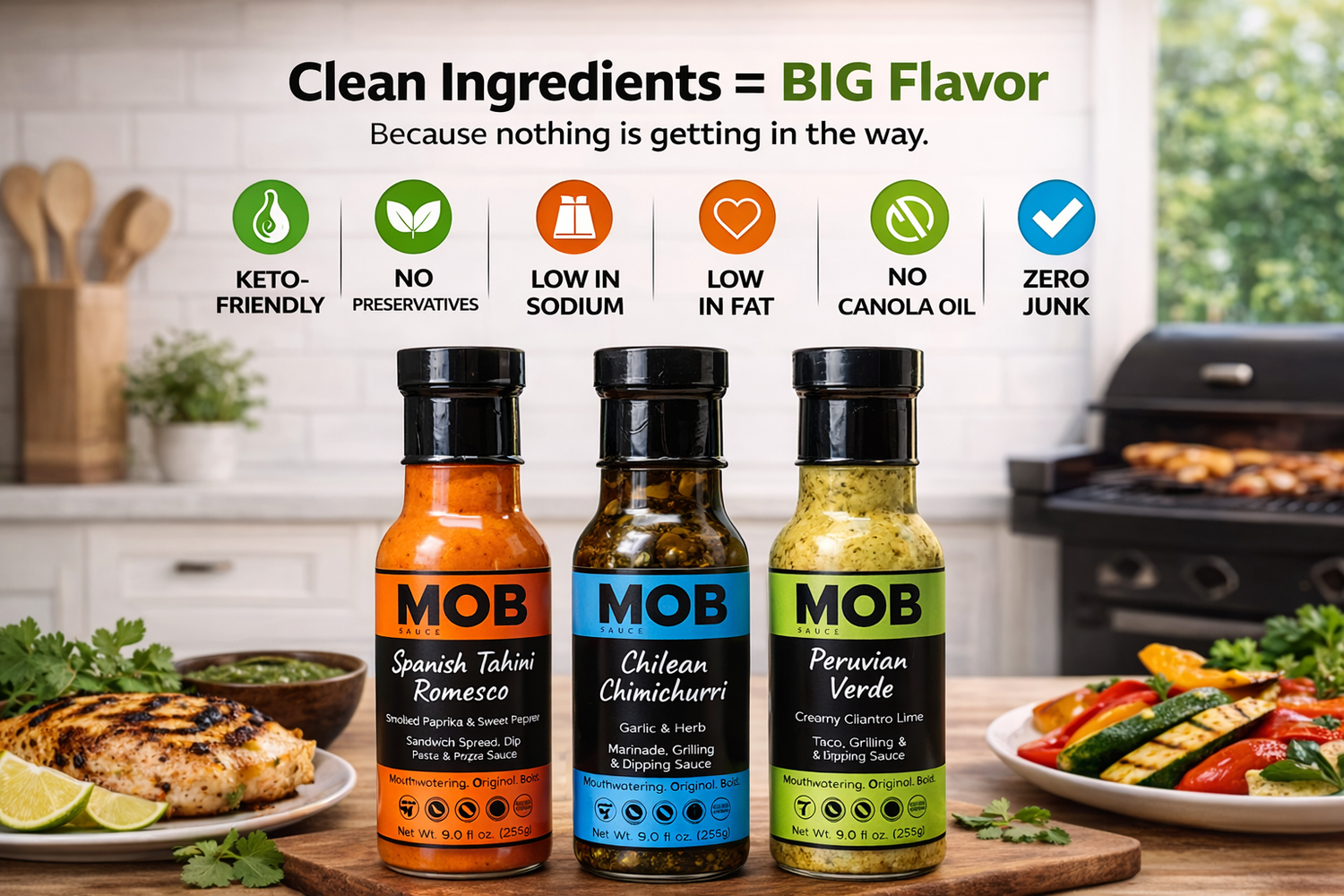Mediterranean Sauce Bundle: Sugar-Free