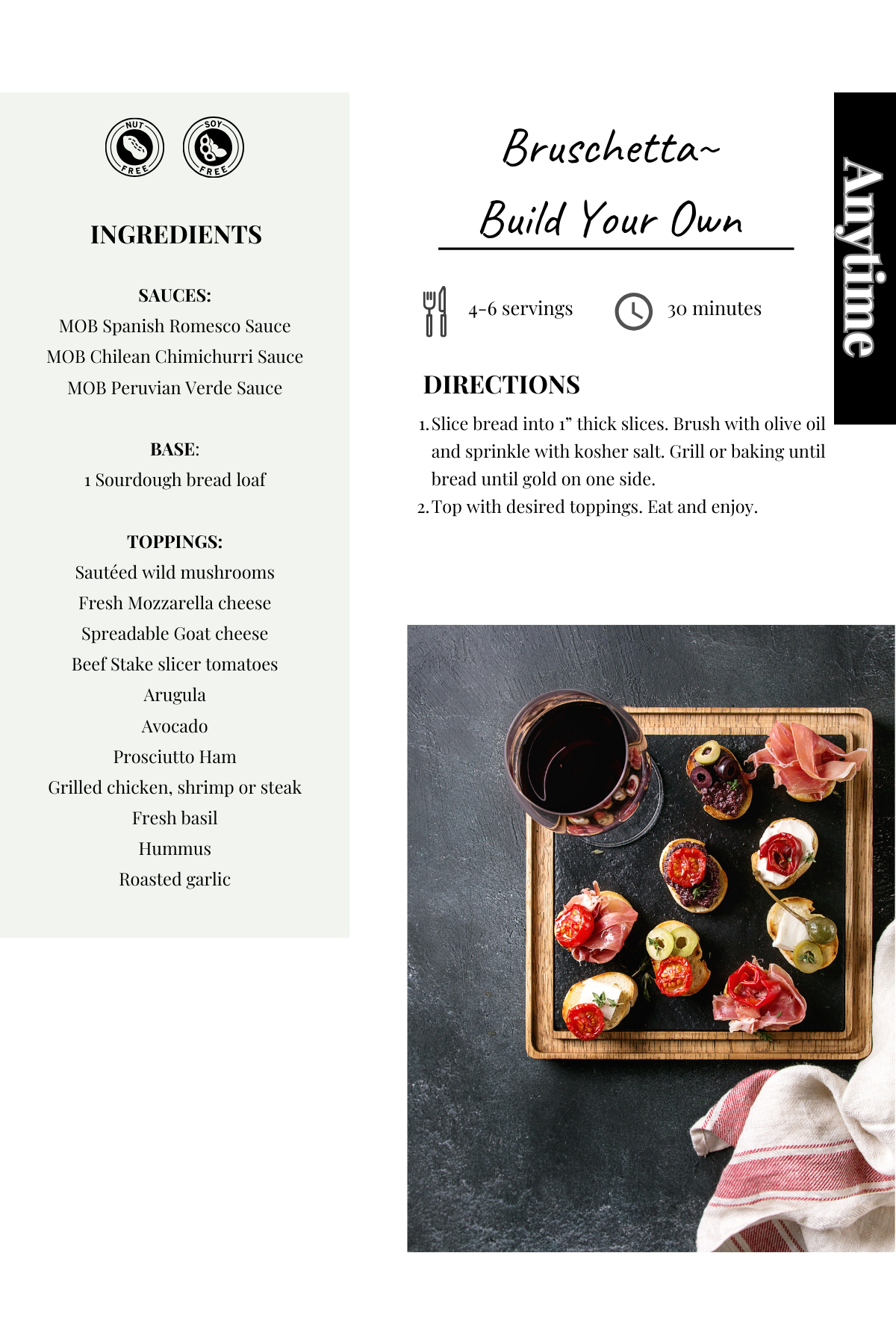 Bruschetta - Build Your Own