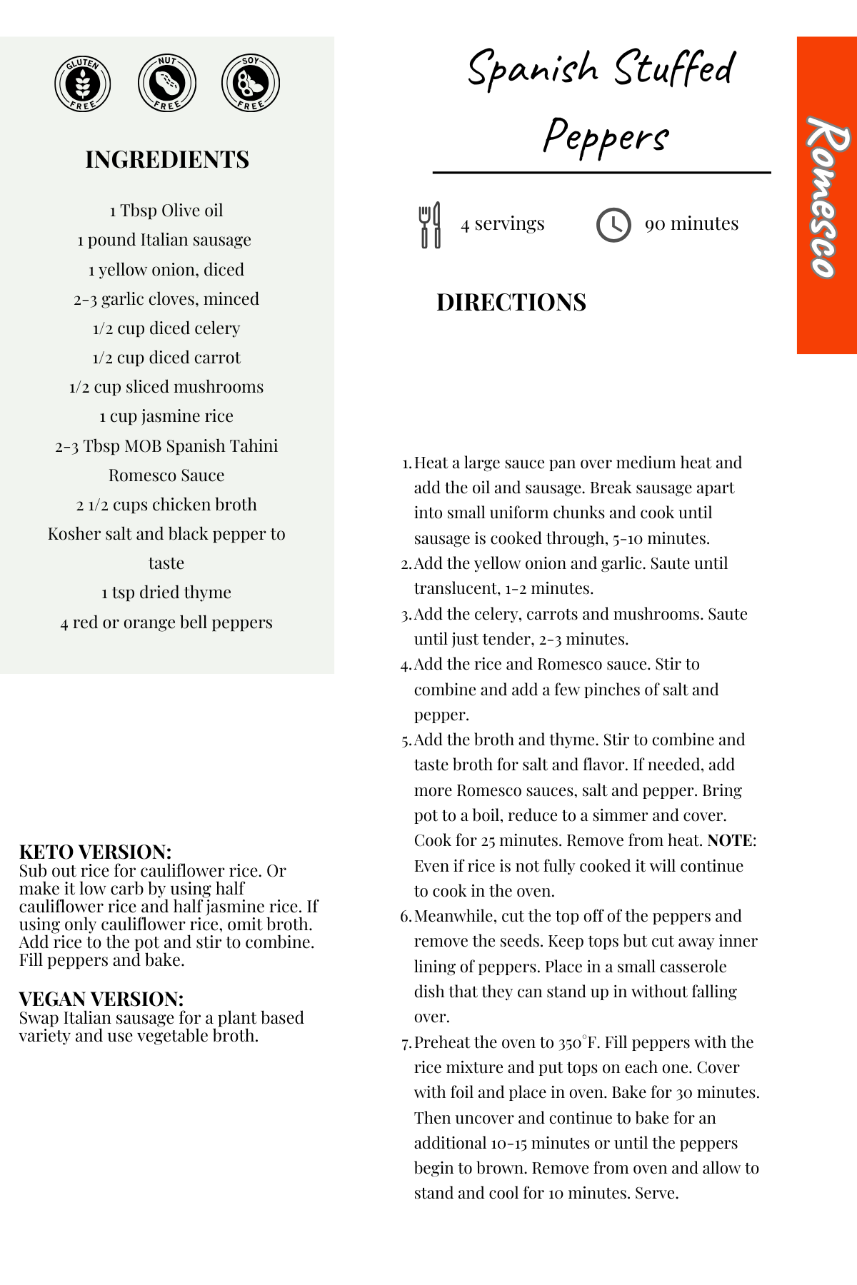 Spanish Stuffed Peppers