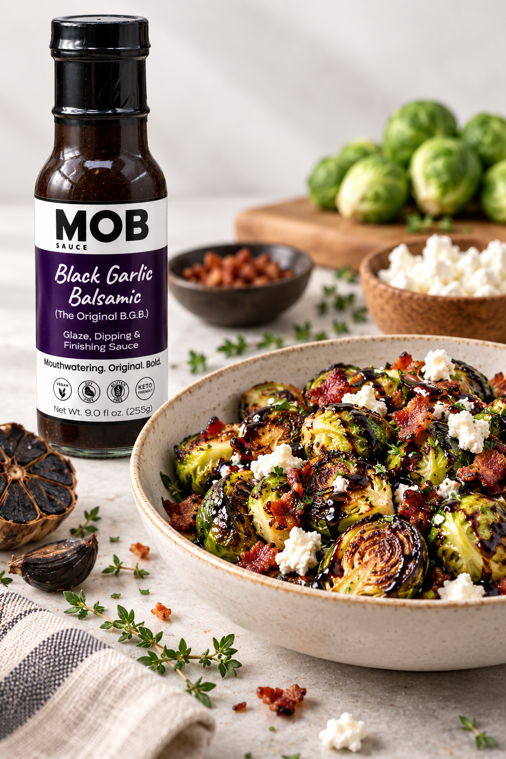 MOB Black Garlic Balsamic Sauce