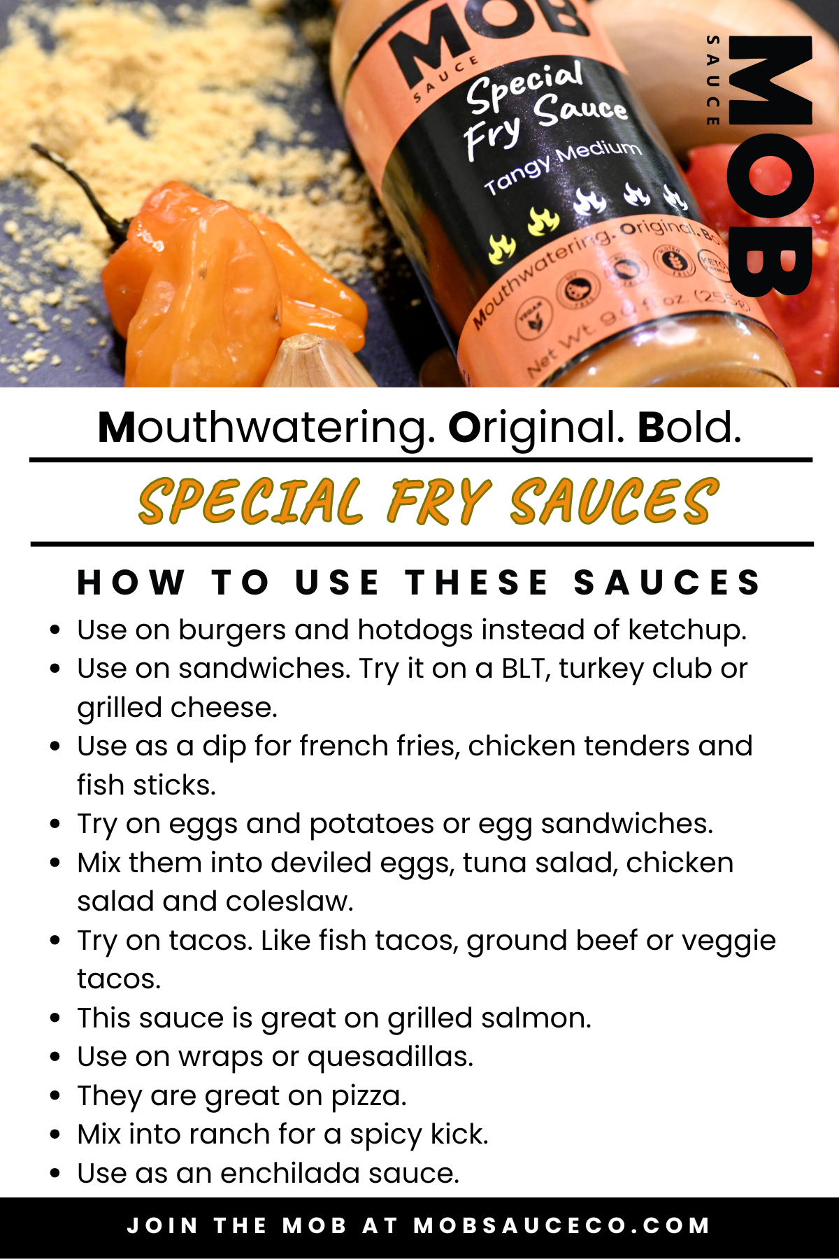 MOB Fry Sauce- Tangy Medium Heat